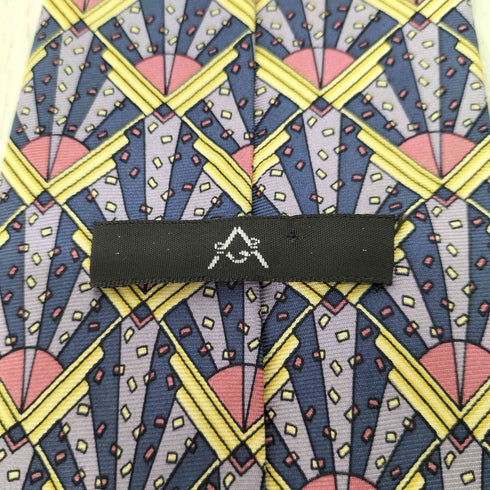 アルニス パリス ARNYS PARIS フランス製 総柄シルクネクタイ メンズ