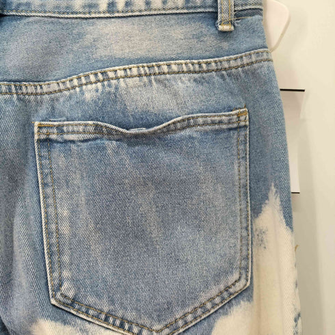 MT99 DAMAGE FIRE PRINT jeans denim Pants メンズ JPN:M