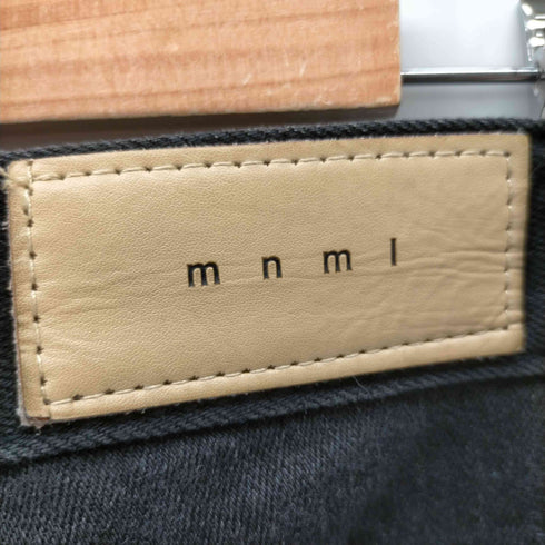 ミニマル mnml 裾ジップ ライン スキニーデニム メンズ 29