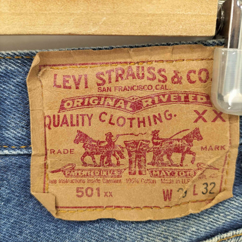 リーバイス Levis 90s 91年製 USA製 546刻印 501XX ボタンフライ デニムパンツ メンズ W29 L32
