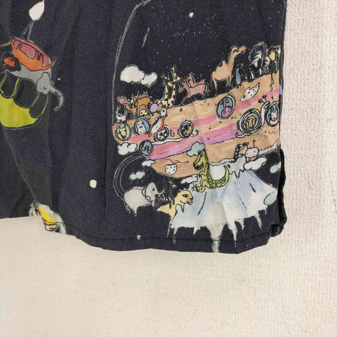 ツモリチサト TSUMORI CHISATO レーヨン 開襟 半袖シャツ レディース JPN:M