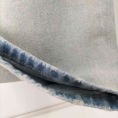 バック刺繍デザインフレアデニム メンズ JPN:L