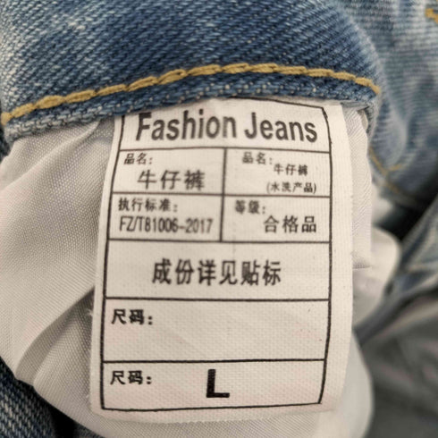 バック刺繍デザインフレアデニム メンズ JPN:L