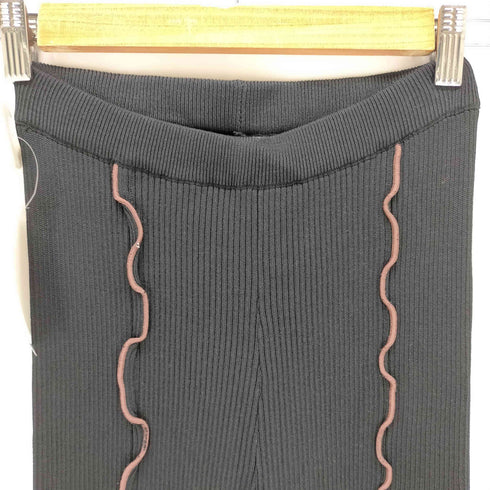 スドーク soduk COLORED STITCH SLIT KNIT TROUSERS レディース