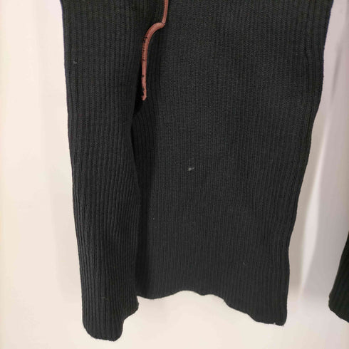 スドーク soduk COLORED STITCH SLIT KNIT TROUSERS レディース