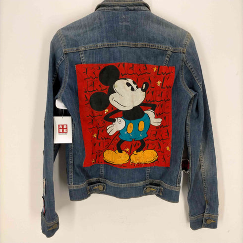 リー Lee バックキャラクターワッペントラッカージャケット レディース import:L