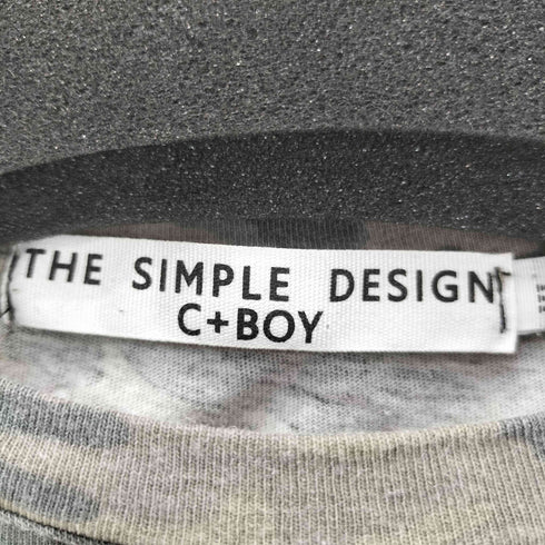 THE SIMPLE DESIGN C+BOY 両面プリント カモ柄 S/S Tシャツ メンズ import:XL