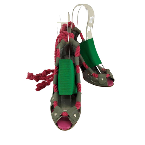 ヴィヴィアンウエストウッドアクセサリー Vivienne Westwood Accessories ロープデザインサンダル レディース EUR:35