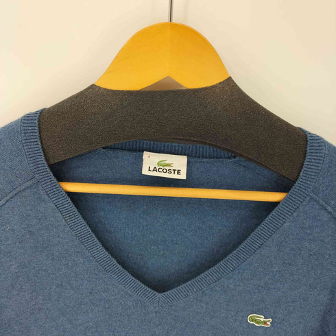ラコステ LACOSTE ロゴ刺繍 Vネック ニット メンズ 4