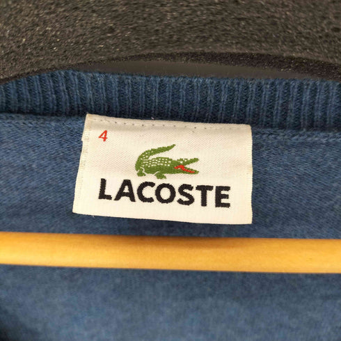 ラコステ LACOSTE ロゴ刺繍 Vネック ニット メンズ 4
