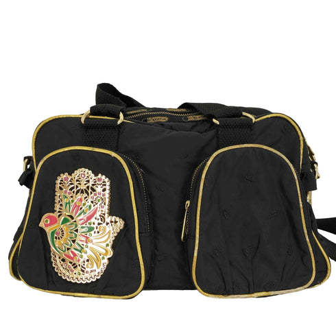 レスポートサック LeSportsac 刺繍 スパンコール ビジュー 2WAY ショルダー バッグ ボストン バッグ レディース