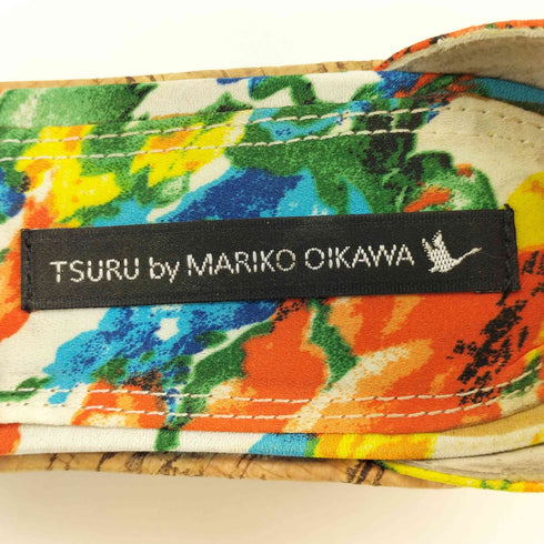 ツルバイマリコオイカワ Tsuru by Mariko Oikawa コルクストラップサンダル レディース 36