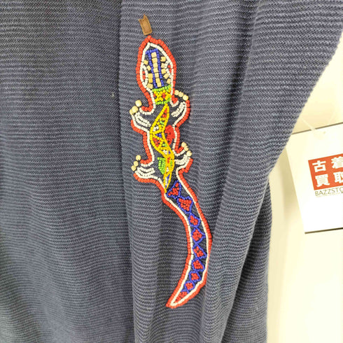 ポロバイラルフローレン Polo by RALPH LAUREN リネン ビジュー L/S ポロカラー スキッパー プルオーバー メンズ import:L