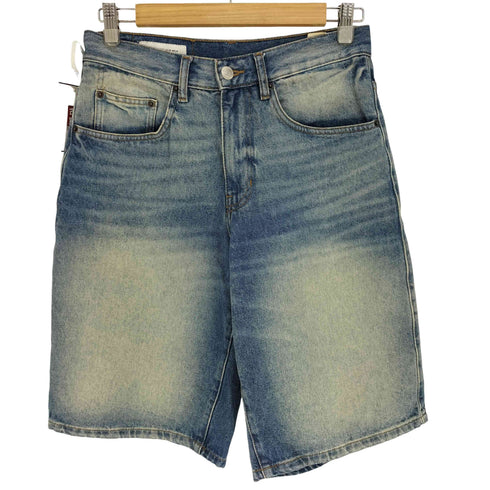 ザラ ZARA BAGGY FIT バギー フィット USED加工 デニム ショート パンツ ショーツ メンズ 36