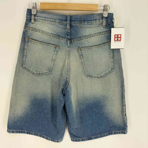 ザラ ZARA BAGGY FIT バギー フィット USED加工 デニム ショート パンツ ショーツ メンズ 36