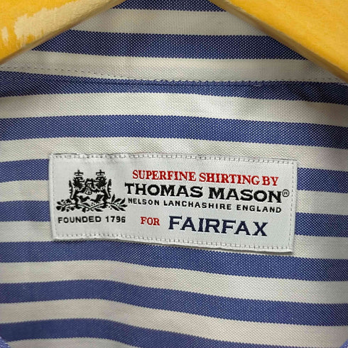 トーマスメイソンフォーフェアファクス THOMAS MASON for FAIRFAX ボタンダウン ストライプシャツ メンズ 17/43