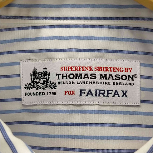 トーマスメイソンフォーフェアファクス THOMAS MASON for FAIRFAX ストライプシャツ メンズ 17/43