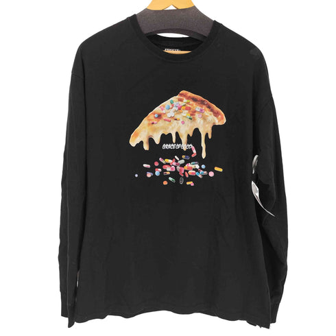 フェケテ FEKETE FEKETE MADE PIZZADRUGS LONG SLEEVE TEE メンズ