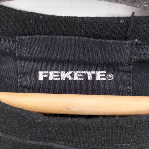 フェケテ FEKETE FEKETE MADE PIZZADRUGS LONG SLEEVE TEE メンズ