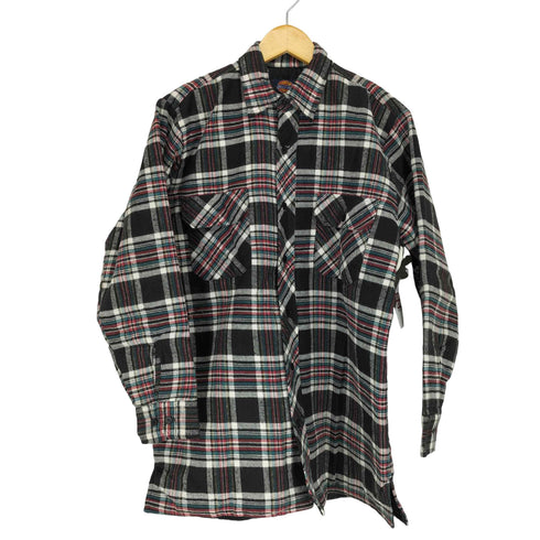 ディッキーズ Dickies 紺タグ キルティング ネルシャツジャケット メンズ import:M