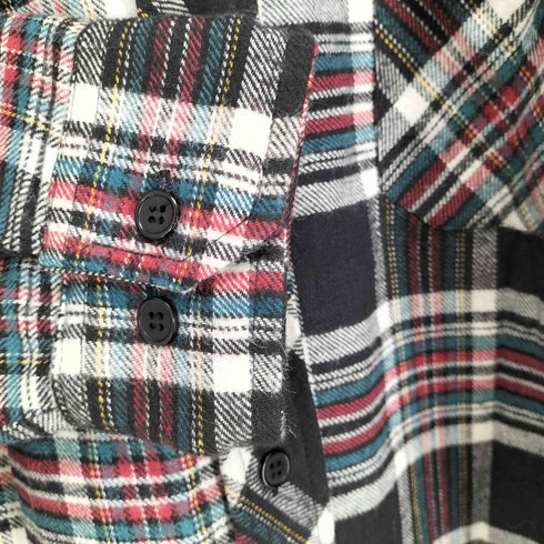 ディッキーズ Dickies 紺タグ キルティング ネルシャツジャケット メンズ import:M