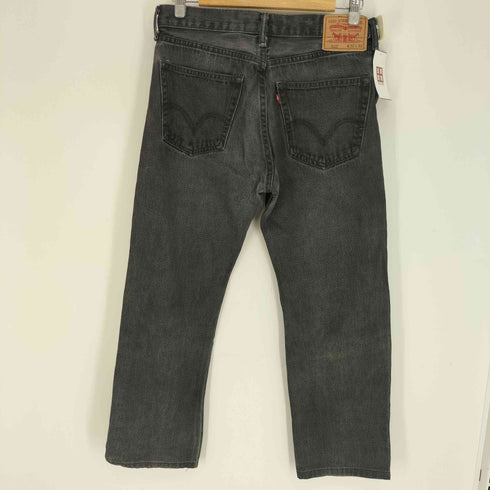 リーバイス Levis 00S 505 STRAIGHT FIT ストレート フィット 5ポケット ジップフライ ブラック デニム パンツ メンズ W:32 L:32