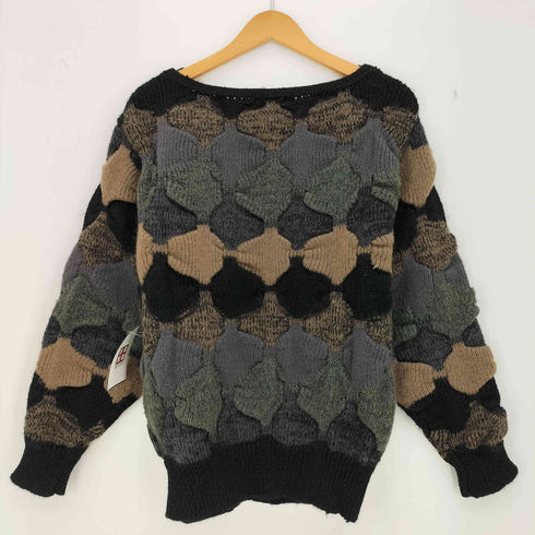 イッセイミヤケ ISSEY MIYAKE マルチカラー 3Dニット メンズ