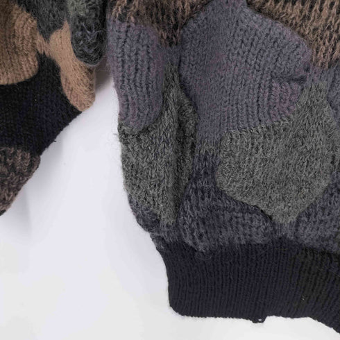 イッセイミヤケ ISSEY MIYAKE マルチカラー 3Dニット メンズ