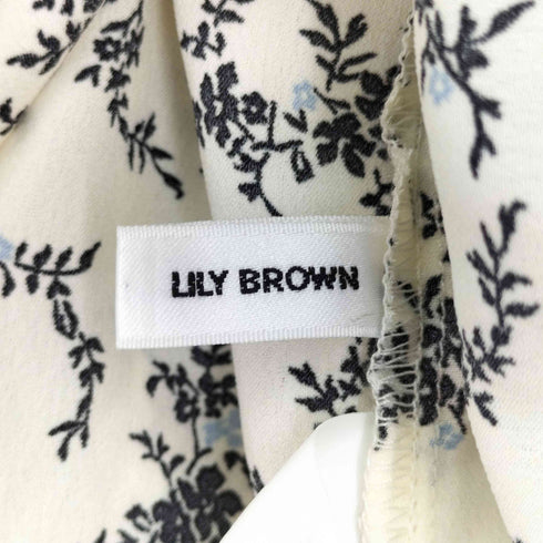 リリーブラウン Lily Brown フラワープリントブラウス レディース ONE SIZE