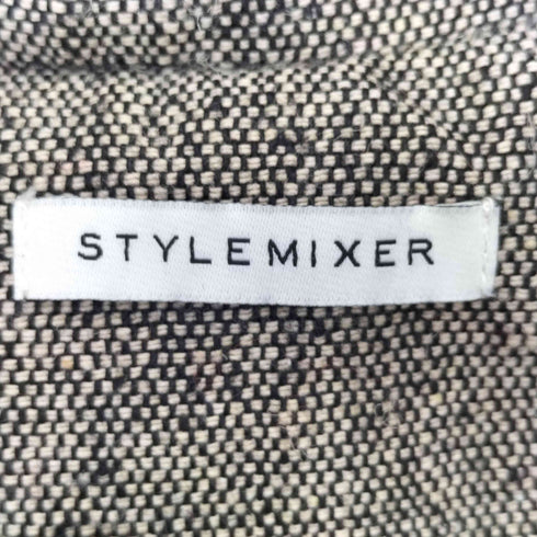 スタイルミキサー STYLEMIXER ツイード 3Bテーラードジャケット センタープレススラックス セットアップ レディース FREE