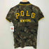 ポロラルフローレン POLO RALPH LAUREN ワッペン付き鹿の子ポロシャツ メンズ XS