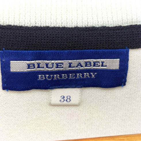 バーバリーブルーレーベル BURBERRY BLUE LABEL アセテート混 ボーダー S/S Tシャツ&スカート レディース 38
