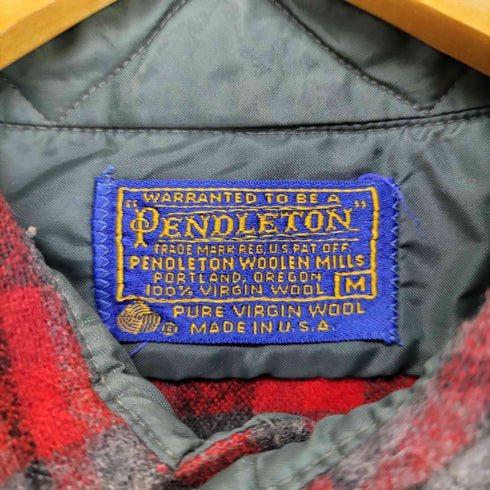 ペンドルトン PENDLETON USA製 チェック柄 ウール ネルシャツ メンズ import:M