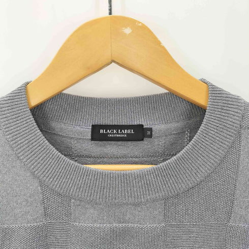 ブラックレーベルクレストブリッジ BLACK LABEL CRESTBRIDGE コンフィーシャドーチェックニット メンズ JPN:M