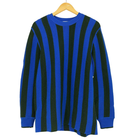 カルバンクライン CALVIN KLEIN ウール混 ストライプ ニット メンズ import:XL