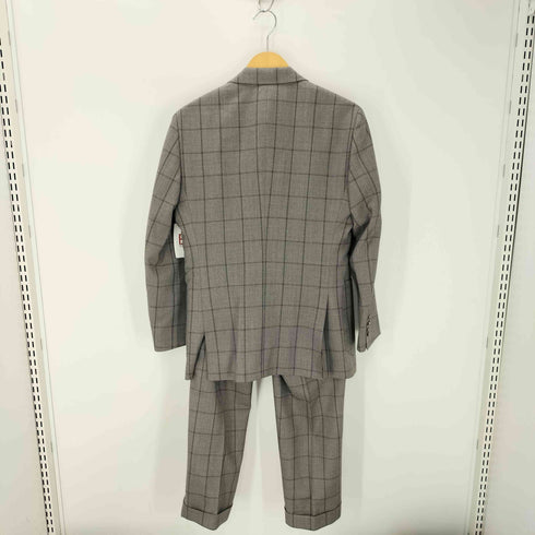 ブラックレーベルクレストブリッジ BLACK LABEL CRESTBRIDGE ERMENEGILDO ZEGNA チェック柄 ダブルスーツセットアップ メンズ
