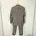 ブラックレーベルクレストブリッジ BLACK LABEL CRESTBRIDGE ERMENEGILDO ZEGNA チェック柄 ダブルスーツセットアップ メンズ