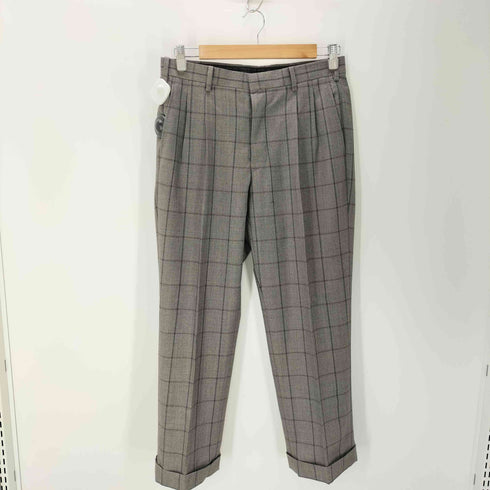 ブラックレーベルクレストブリッジ BLACK LABEL CRESTBRIDGE ERMENEGILDO ZEGNA チェック柄 ダブルスーツセットアップ メンズ