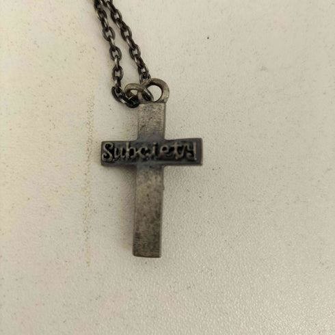 サブサエティ Subciety クロスネックレス メンズ