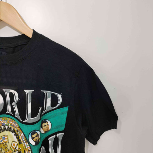 メキシコ製 WBC50周年記念 両面チャンピオンベルトプリントS/S TEE メンズ S