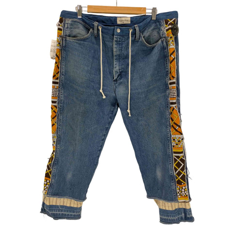 masterkey RODEO PANTS wranglerリメイク デニムパンツ メンズ FREE