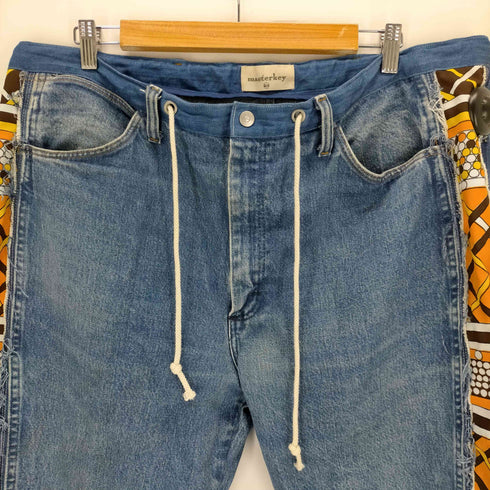 masterkey RODEO PANTS wranglerリメイク デニムパンツ メンズ FREE