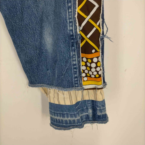 masterkey RODEO PANTS wranglerリメイク デニムパンツ メンズ FREE