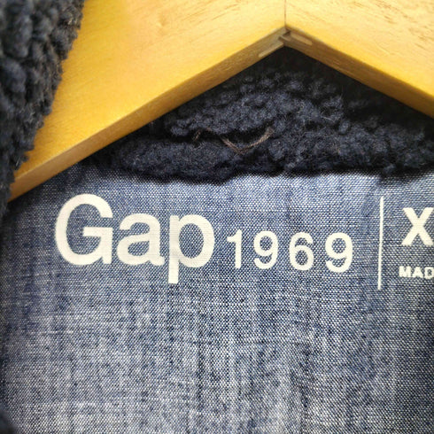 ギャップ Gap キルティング デニムベスト メンズ XS