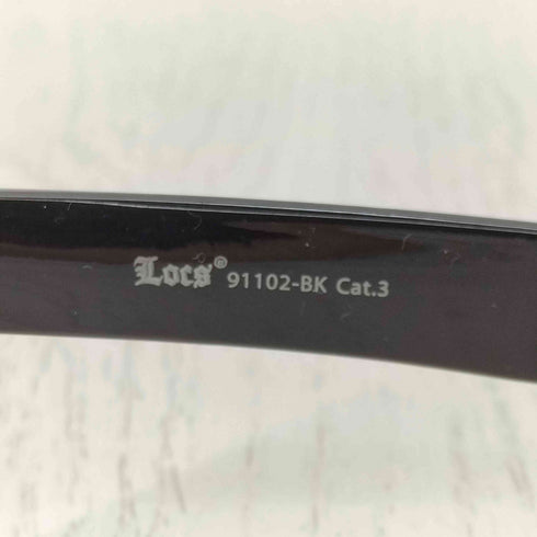 LOCS 91102-BK Classic Sunglasses メンズ