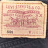 リーバイス Levis 90~00s 501 ユーロ ボタンフライ ブラックデニムパンツ メンズ 29X34