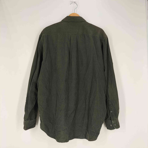 エディーバウアー Eddie Bauer コットン コーデュロイ ボタンダウンシャツ メンズ import:L