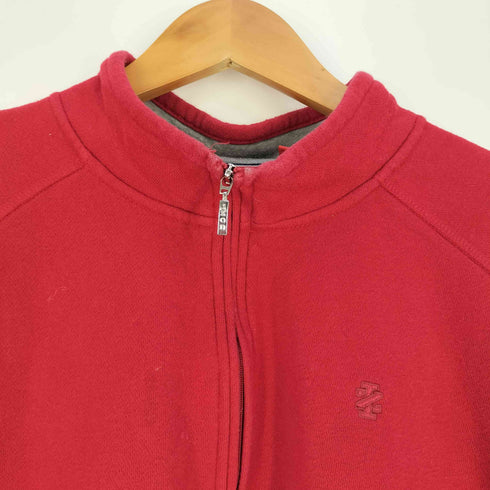 アイゾッド IZOD ロゴ刺繍 ハーフジップ スウェット メンズ XXL