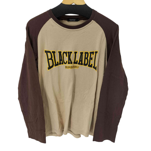 バーバリーブラックレーベル BURBERRY BLACK LABEL プリントロゴ ラグラン カットソー メンズ 3