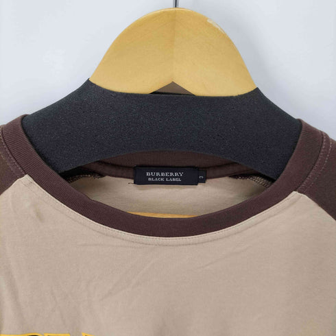 バーバリーブラックレーベル BURBERRY BLACK LABEL プリントロゴ ラグラン カットソー メンズ 3